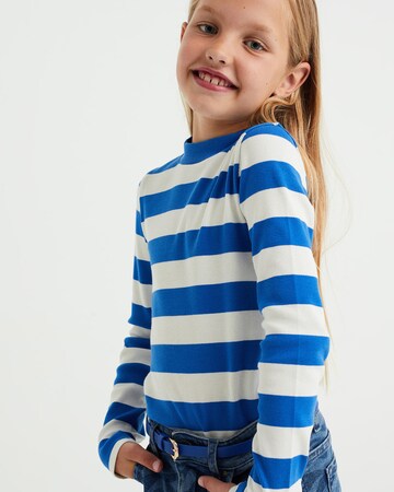 WE Fashion Tričko – modrá: přední strana