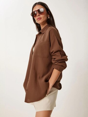 Happiness İstanbul - Camisa em castanho