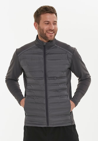 ENDURANCE Athletic Jacket 'Midan' in Grey: front