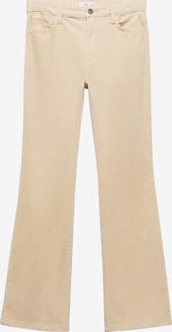 MANGO Slimfit Farkut 'SIENNA' värissä beige: edessä