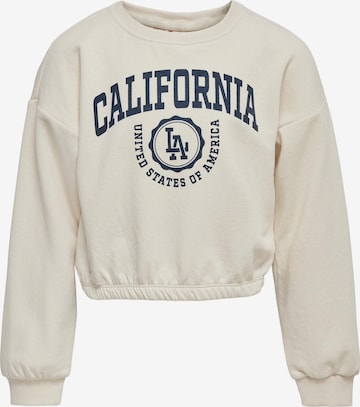 KIDS ONLY - Sweatshirt 'Virginia' em cinzento: frente