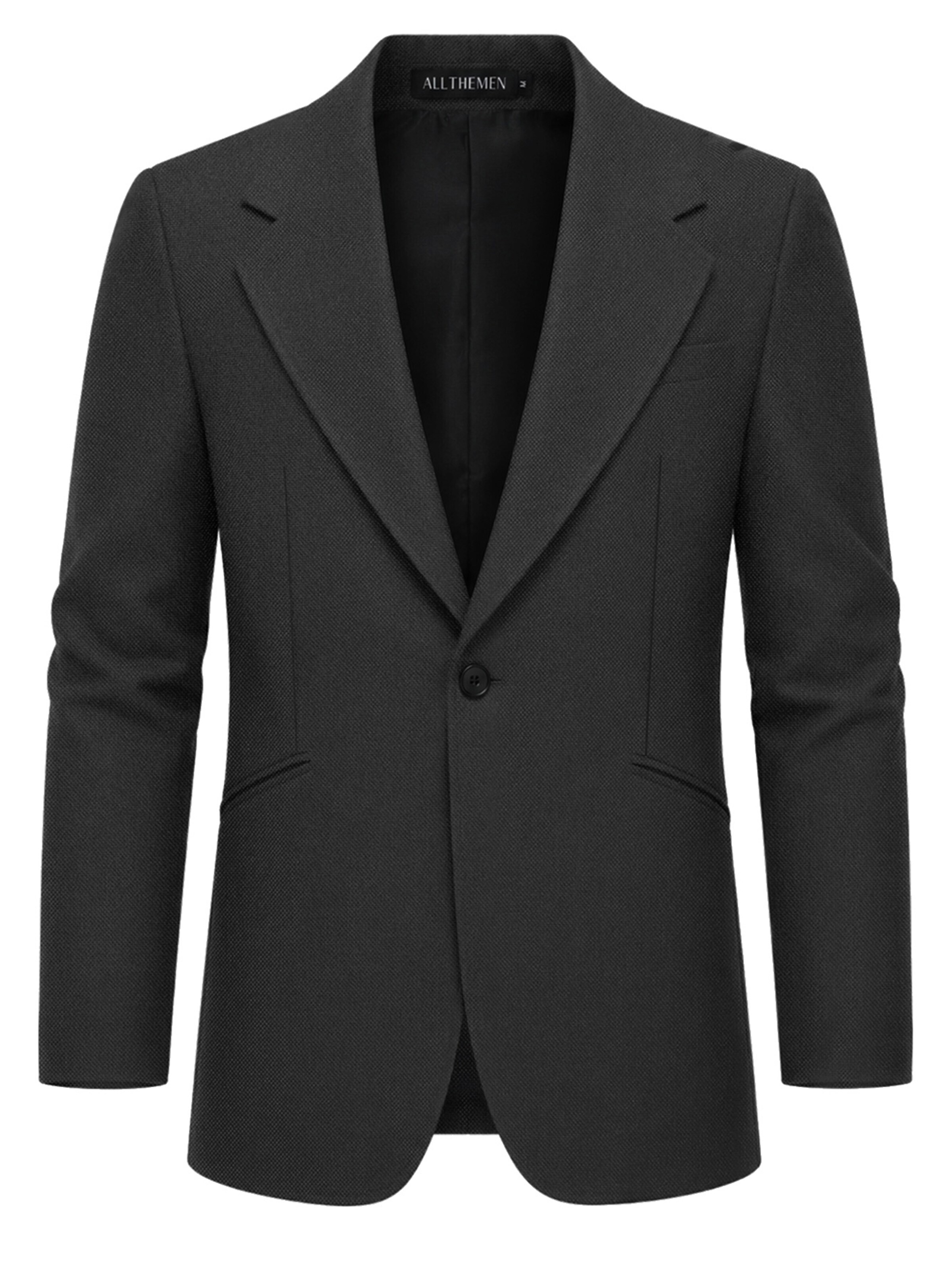 ALLTHEMEN Suit Jacket 'Fadenlauf' in 46 in Black, Item view