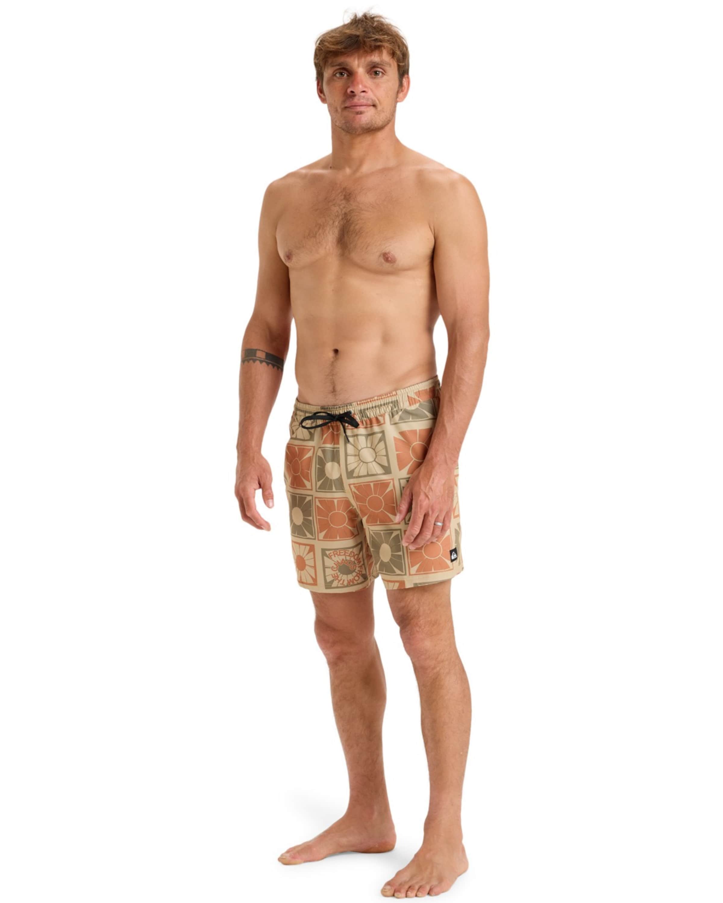 Shorts de bain QUIKSILVER en beige