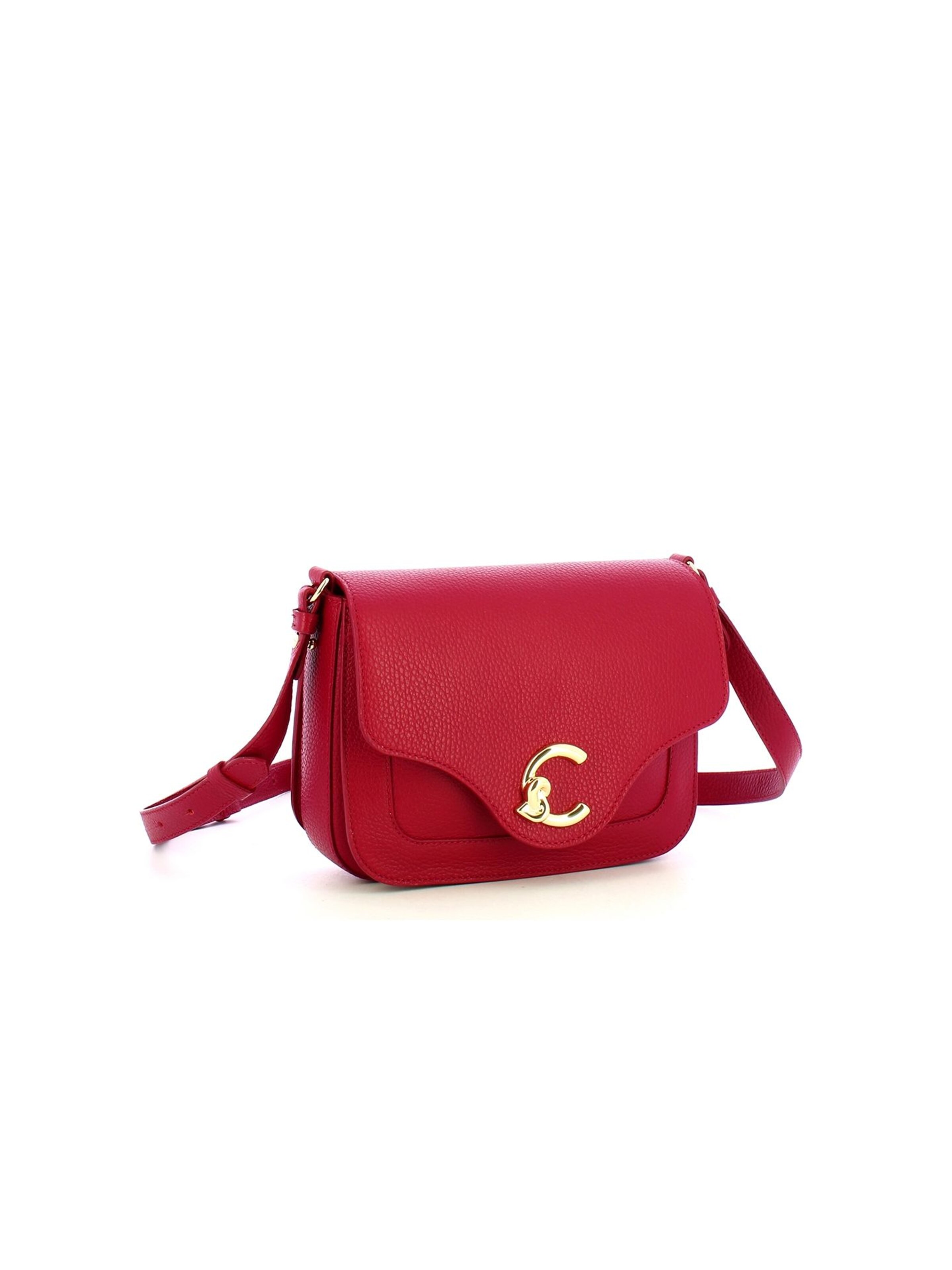 Coccinelle Crossbody bag 'Coccinelle C-Me Handbag Grained Leather' in Red