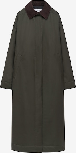 Adolfo Dominguez Mantel in dunkelgrün, Produktansicht