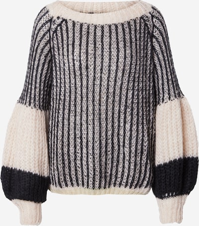 Megztinis iš Noella, spalva – kremo / juoda, Prekių apžvalga