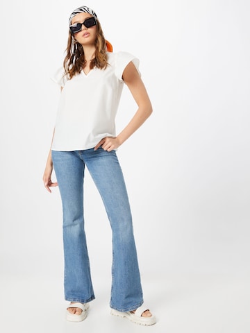 SISTERS POINT - Blusa 'VILANA' en blanco