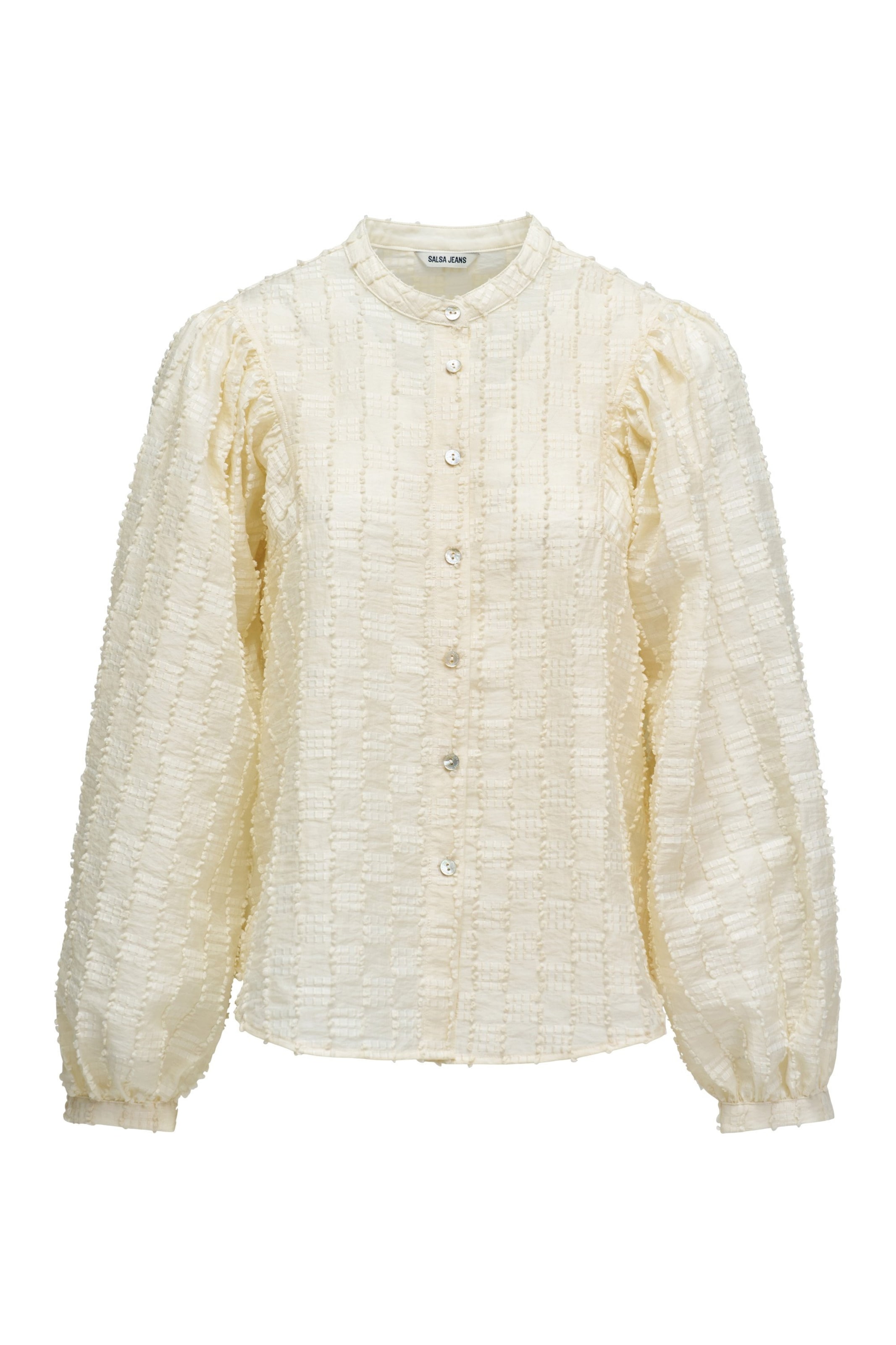 Salsa Jeans Blouse in Wit: voorkant