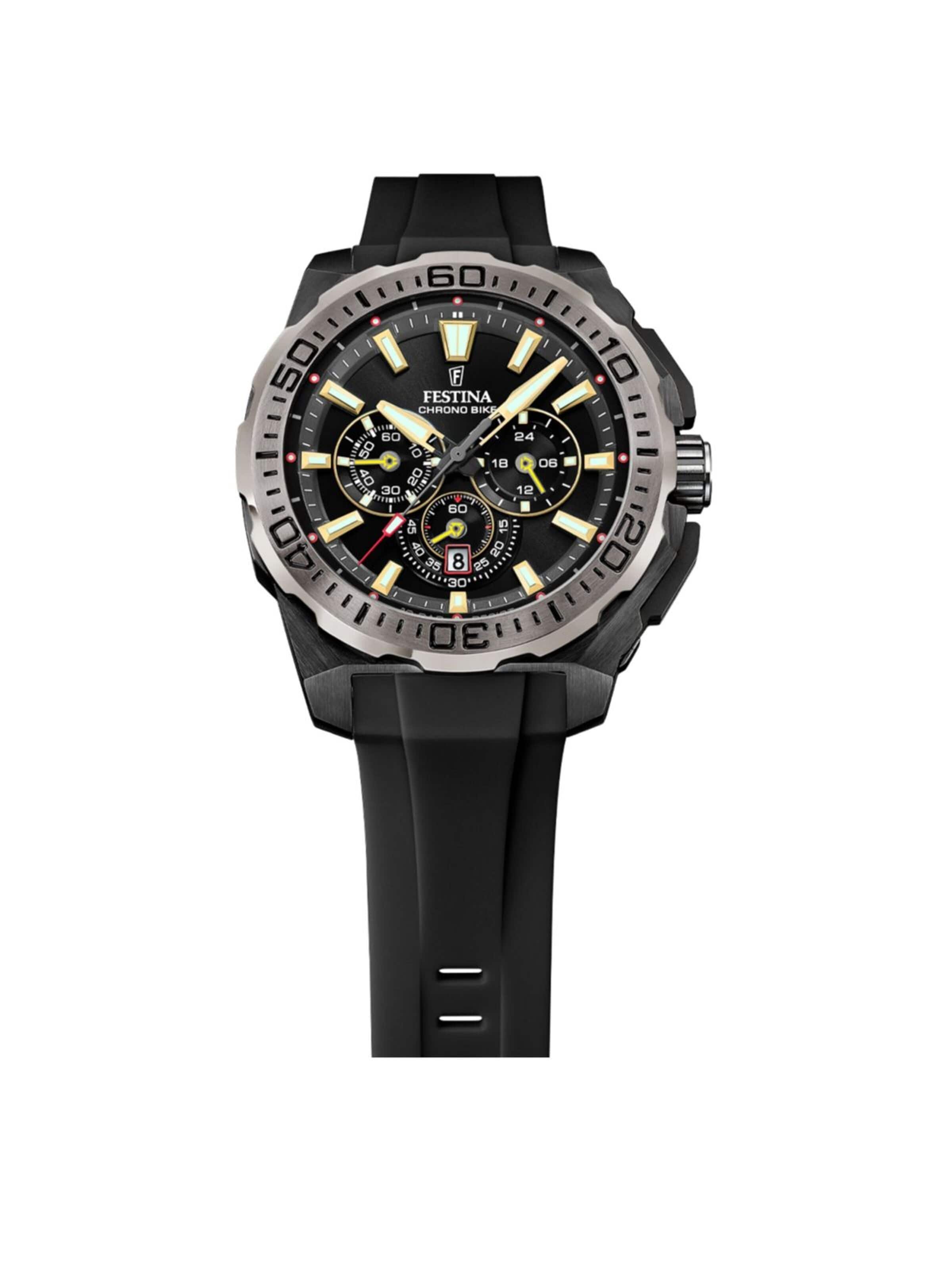 FESTINA Analoguhr 'Chrono Bike'‌‌‌‌‌‌‌‌‌ in Schwarz