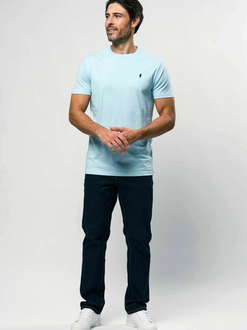 MCS Regular Fit T-shirt ' Texas ' in Blau