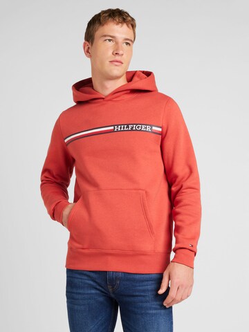 TOMMY HILFIGER - Sweatshirt em vermelho: frente