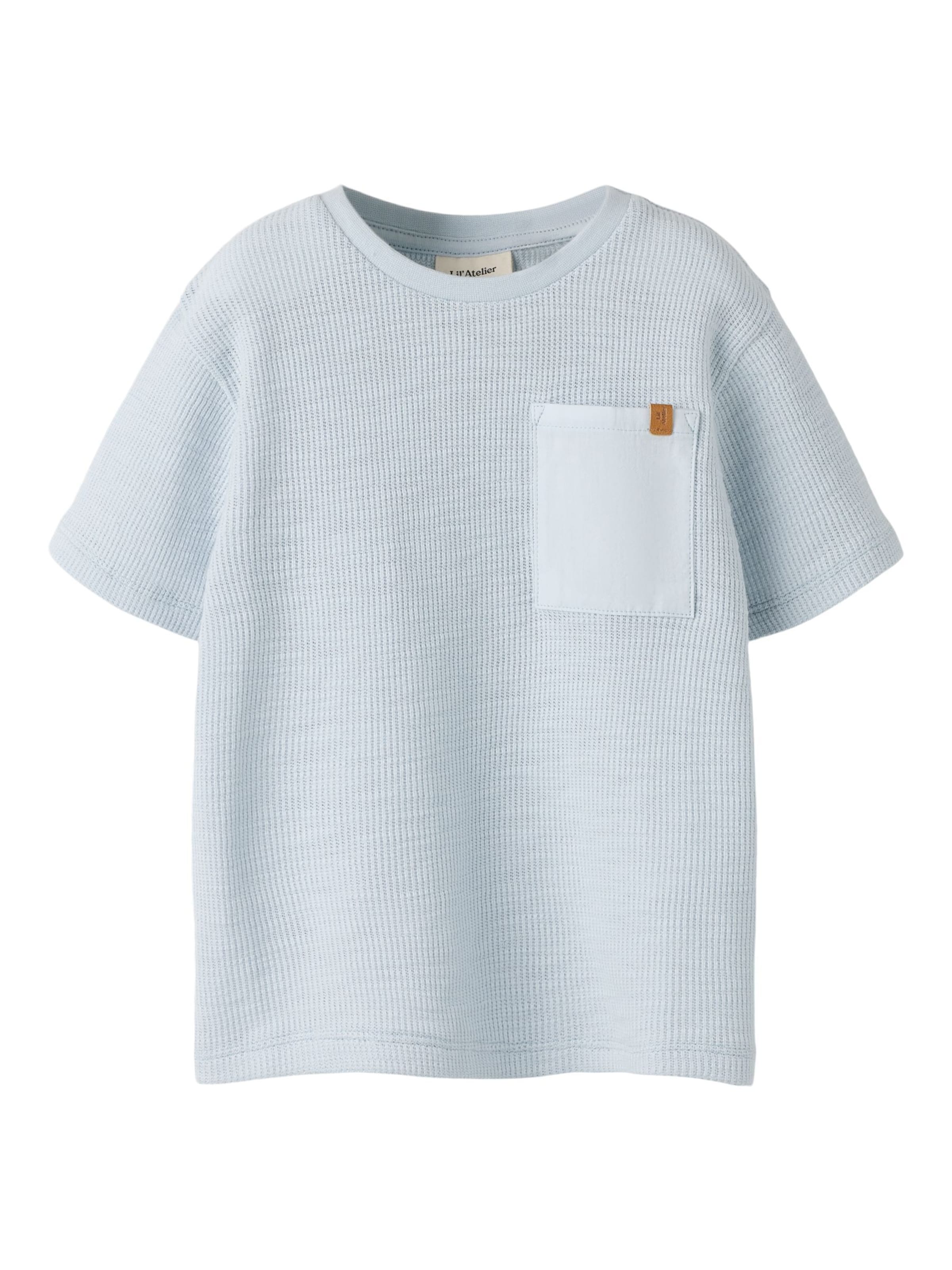 Lil'Atelier Shirt in Blauw: voorkant