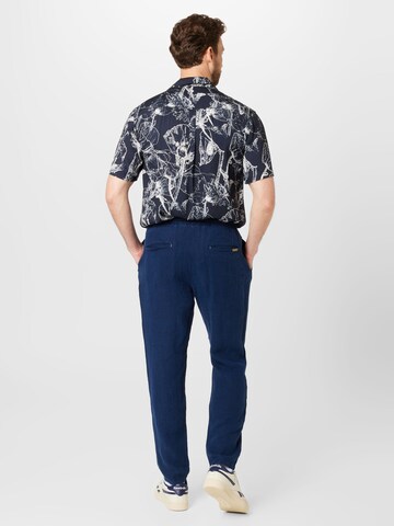 mėlyna COLOURS & SONS Standartinis Kelnės