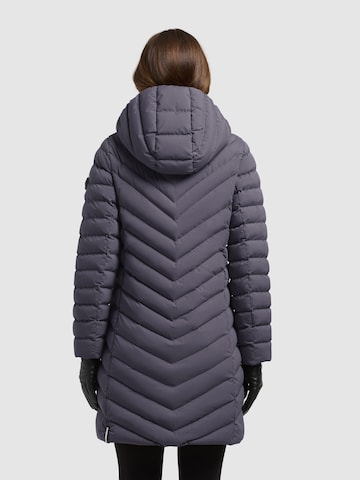 khujo - Sobretudo de inverno 'BRIGETT' em roxo: atrás