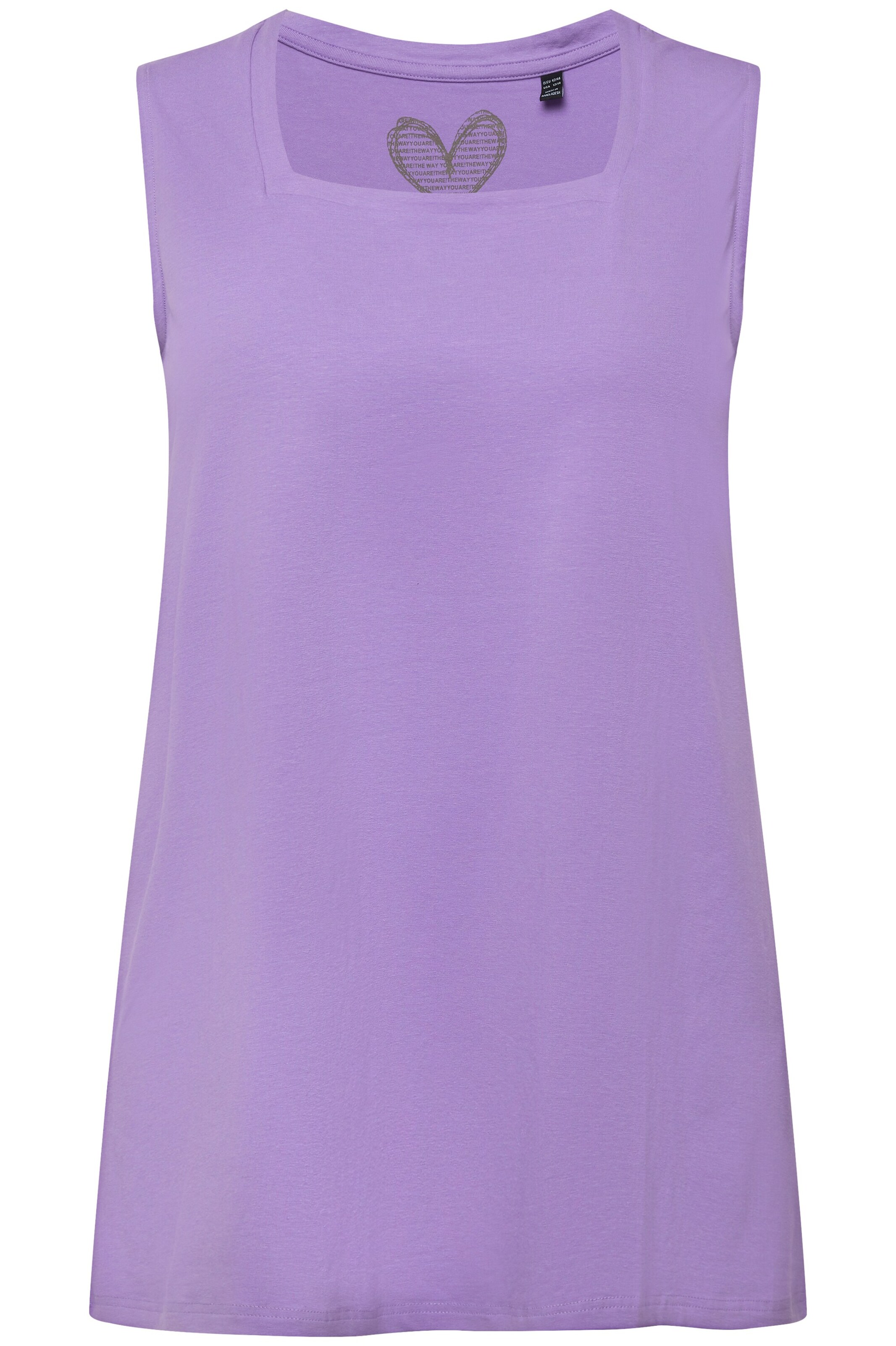 Ulla Popken Shirt in Lila: Vorderseite