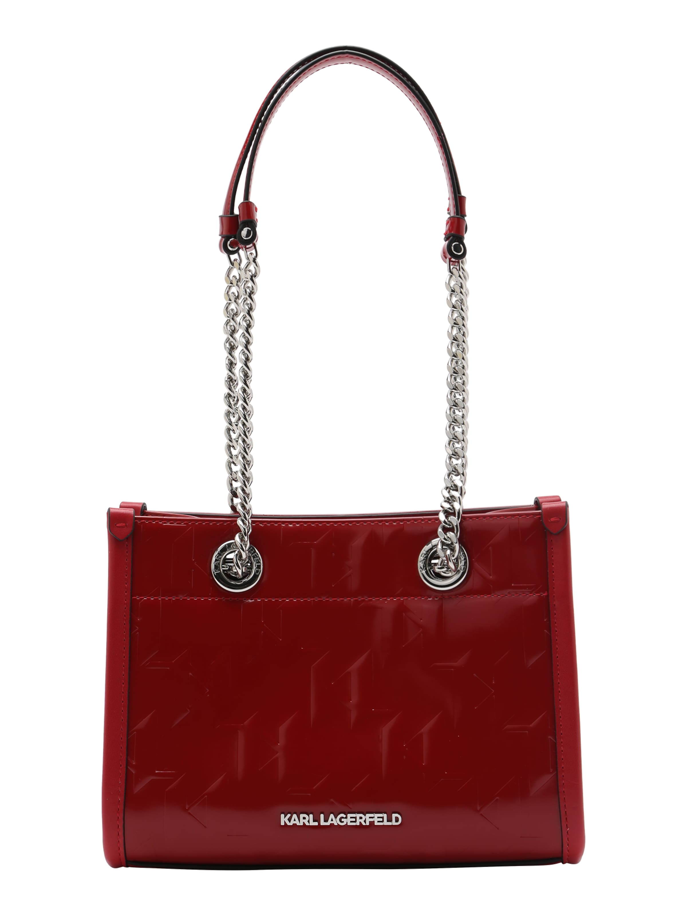 Geantă de umăr de la Karl Lagerfeld pe roșu: față