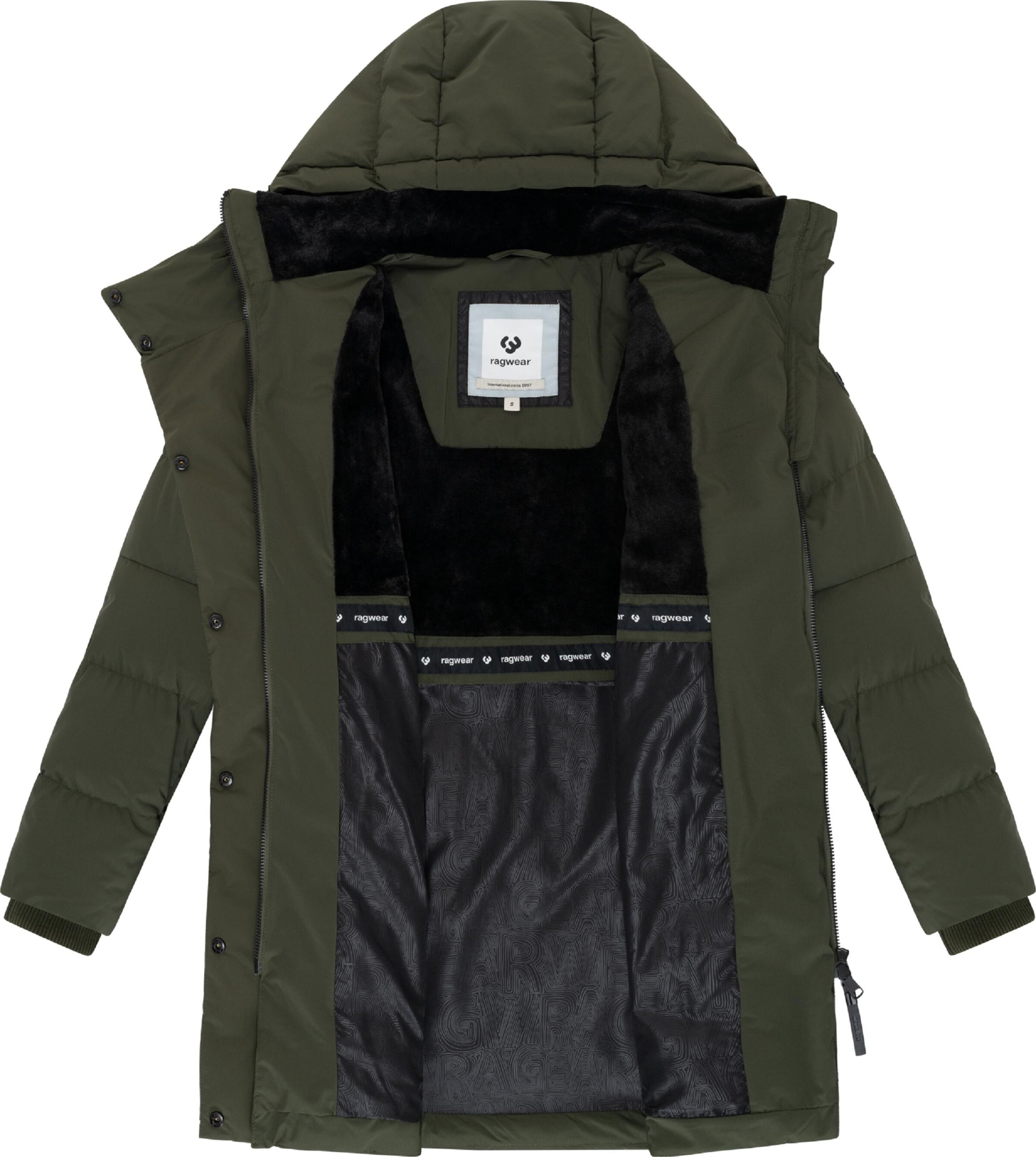 Manteau fonctionnel 'Pavla' Ragwear en vert