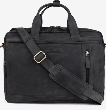 Benthill Laptoptasche in Schwarz: Vorderseite