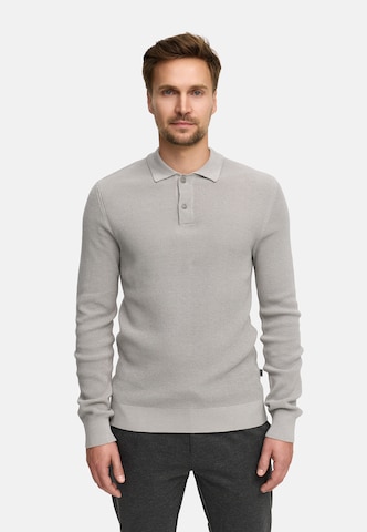 JEFF Pullover 'JFTristan' in Grau: Vorderseite