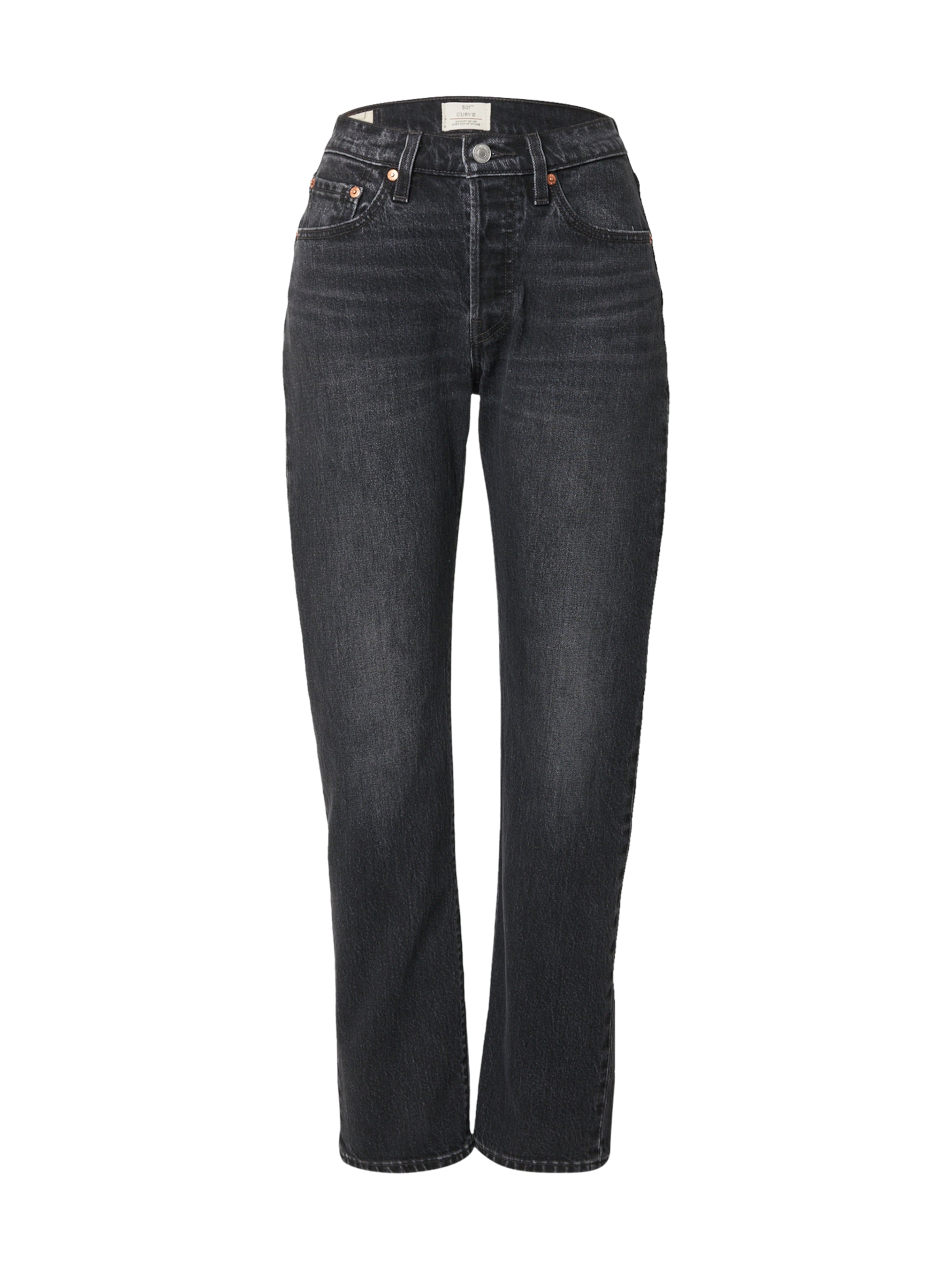 regular Jeans '501® Curve' di LEVI'S ® in nero: frontale