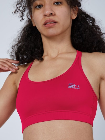 SPORTKIND Sports bra 'Crossed Straps' in XS in Pink, Item view