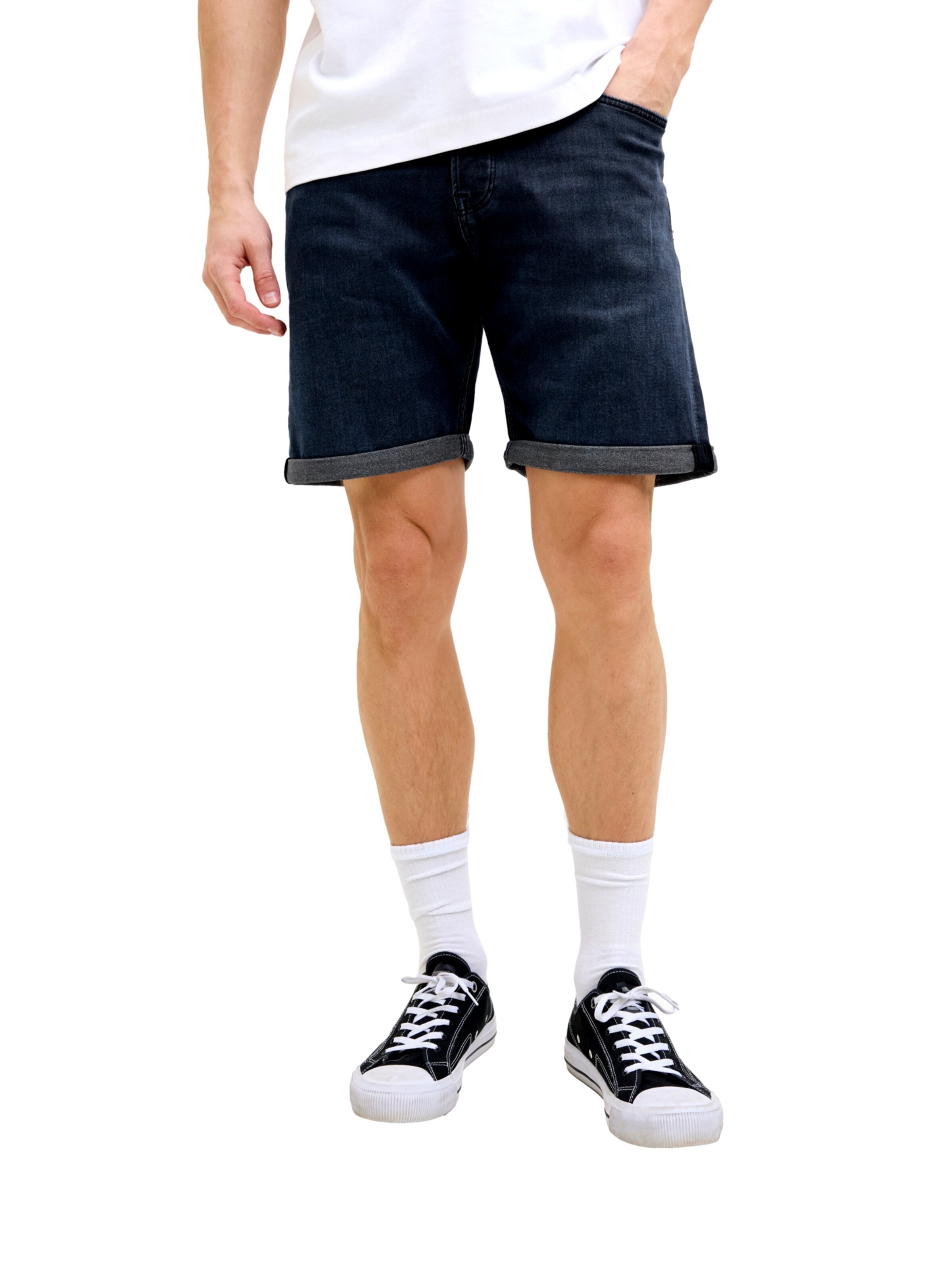 JACK & JONES Regular Broek 'Rick' in Blauw: voorkant