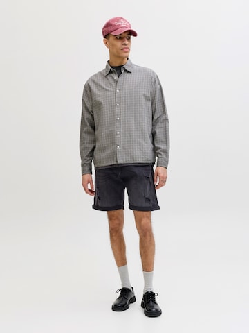 JACK & JONES Обычный Джинсы 'JJIRICK JJFOX' в Черный