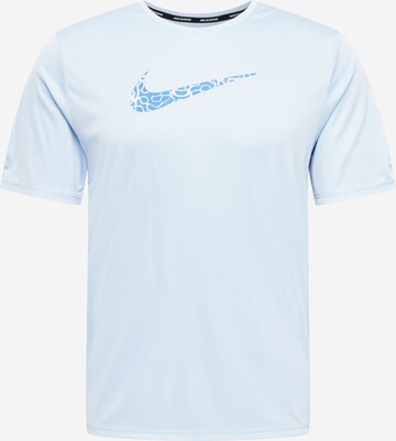 NIKE Functioneel shirt 'Miler' in Blauw: voorkant