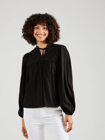 SELECTED Blouse 'SLFKATERINE' in Zwart: voorkant