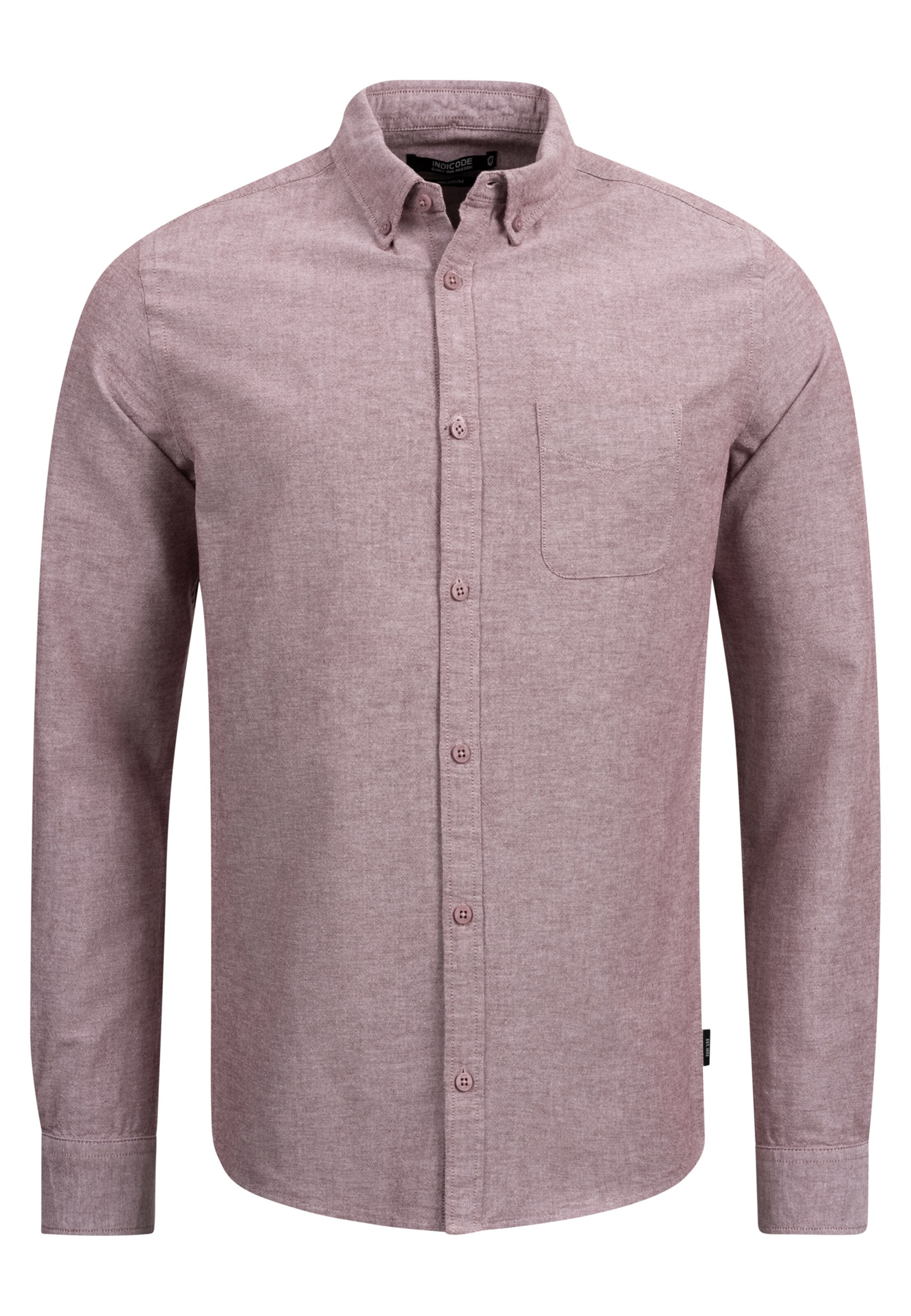 Männer Hemden INDICODE JEANS Businesshemd 'Kepner' in Lila - NZ16442
