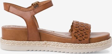 TAMARIS Sandalen met riem in Bruin