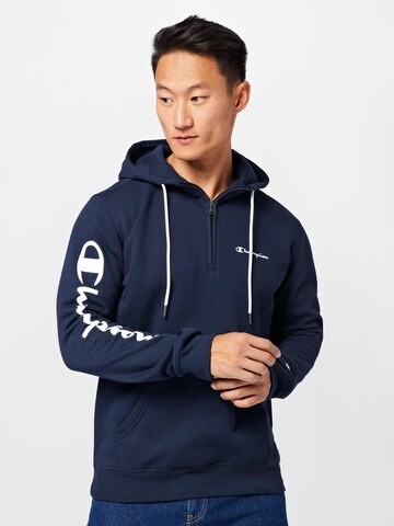 Champion Authentic Athletic Apparel Μπλούζα φούτερ σε μπλε: μπροστά