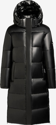 Veste d’hiver ' RACHEL SHINY ' khujo en gris : devant