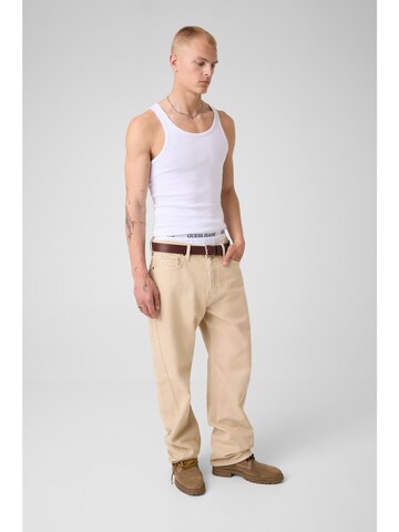 GUESS Loose fit Jeans in Beige: front