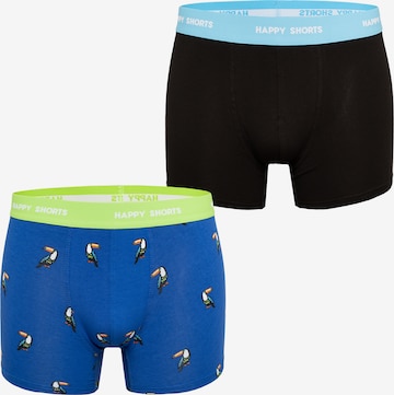 Happy Shorts Boxershorts in Blauw: voorkant
