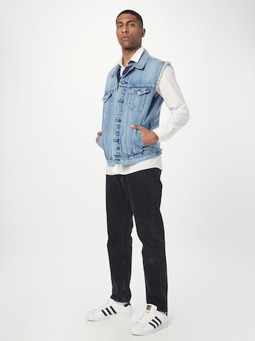 LEVI'S ® Bodywarmer 'Relaxed Trucker Vest' in Blauw