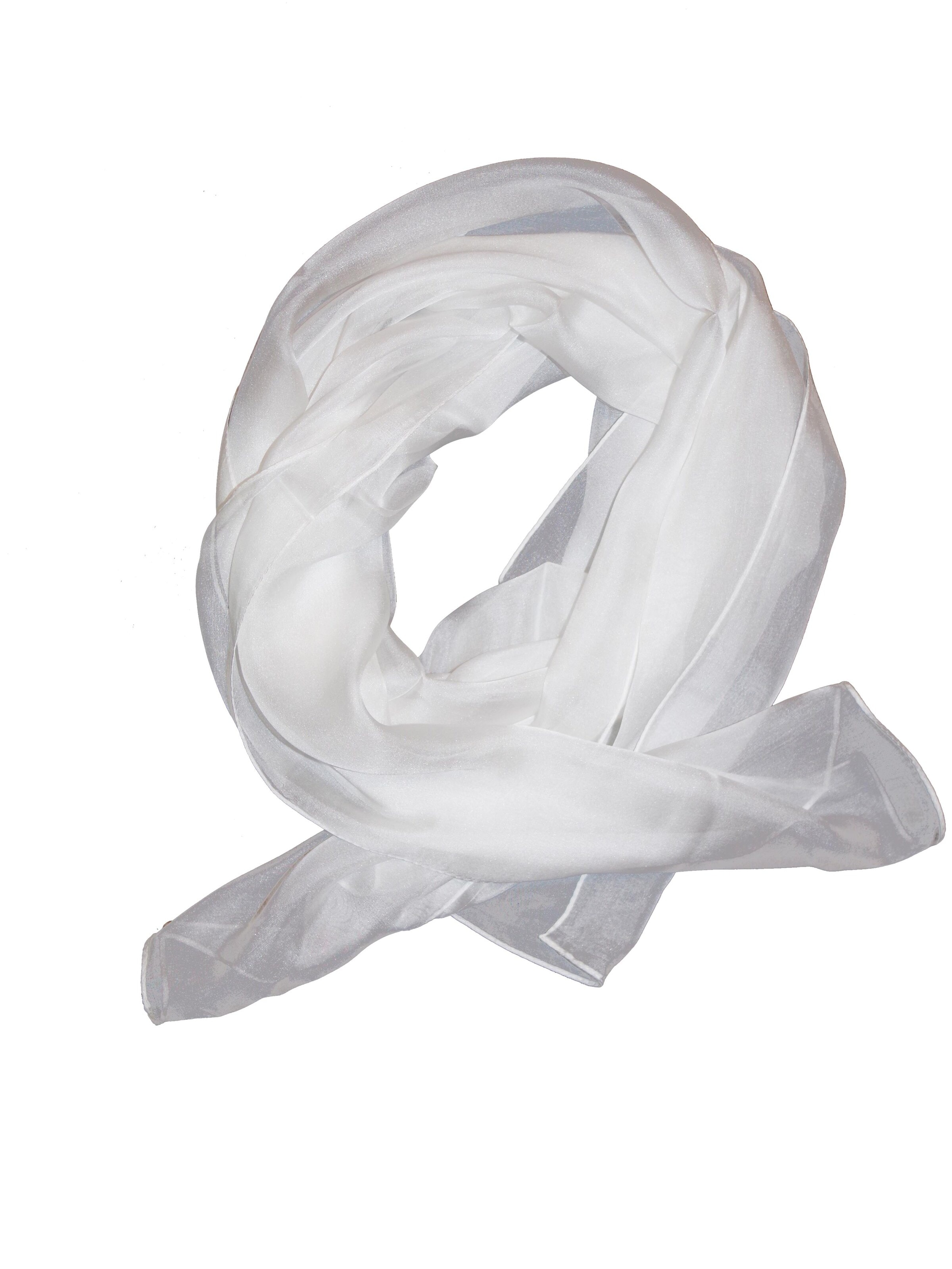 Posh Gear Halsduk 'Chiffon Scialle' i vit