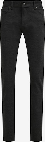 WE Fashion Slimfit Kalhoty 'Blue Ridge' – šedá: přední strana