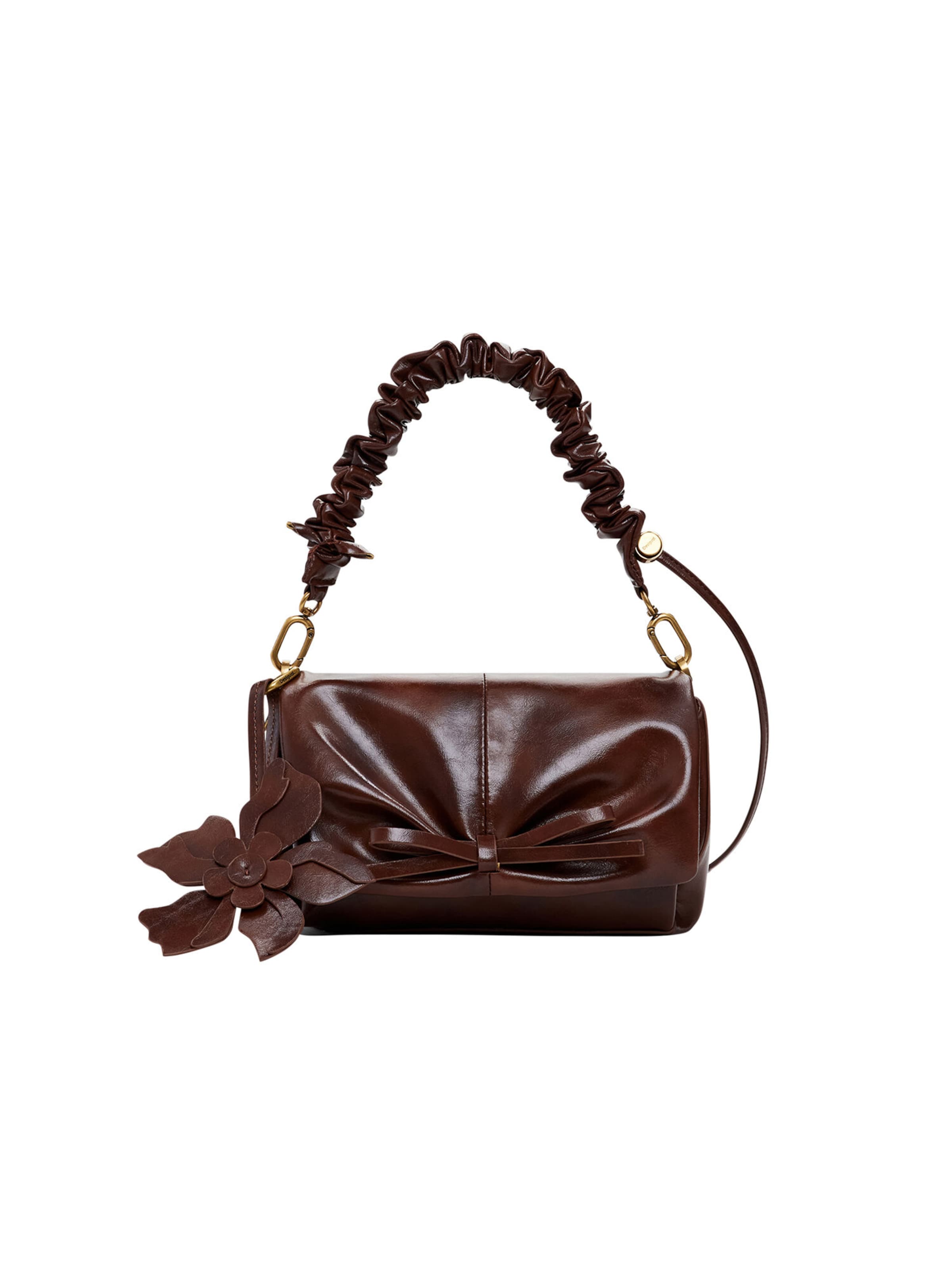 Desigual Taška cez rameno - Hnedá: predná strana