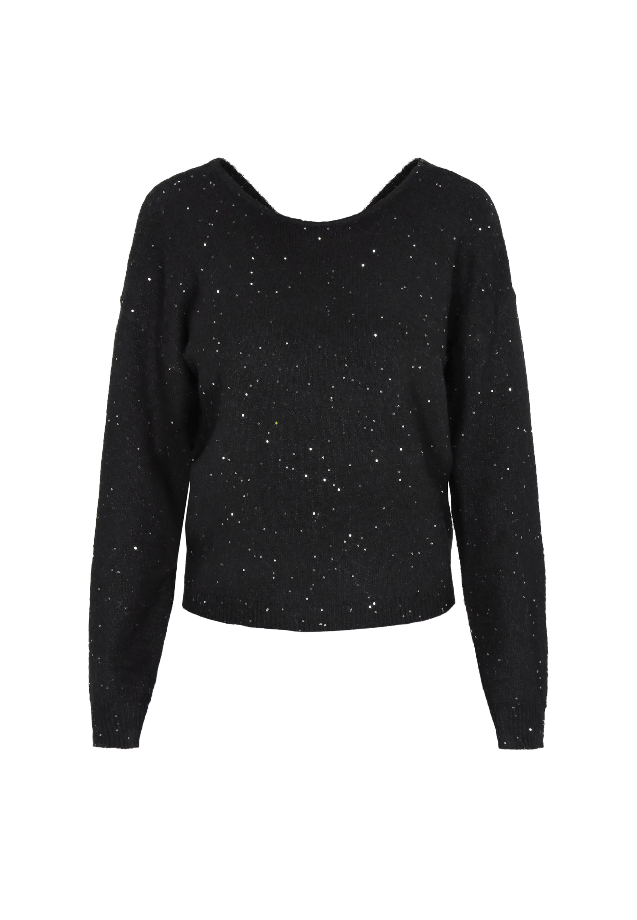 DreiMaster Klassik Trui in Zwart: voorkant