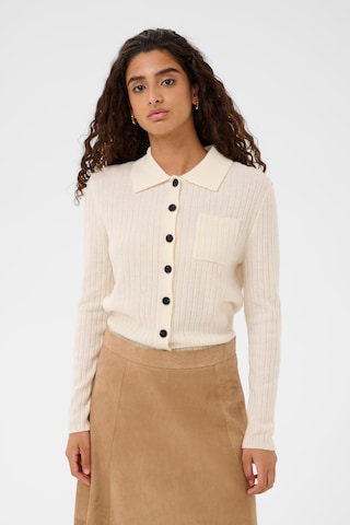 SOAKED IN LUXURY Cardigan 'SLMolina ' i beige: forside