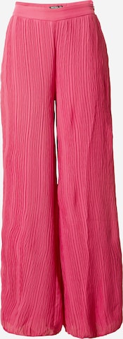 Wide leg Pantaloni de la Nasty Gal pe roz: față