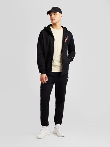 NEW ERA Tapered Trousers 'NBA ESSENTIALS CHIBUL' in Black