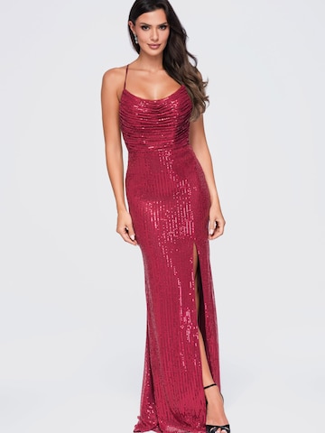 Ombre Abendkleid‌‌‌‌‌‌‌‌ in Rot
