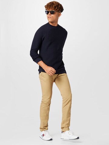 TOM TAILOR DENIM Sweater in Blue