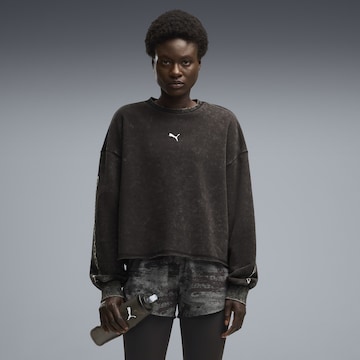 PUMA Sweatshirt in Zwart: voorkant