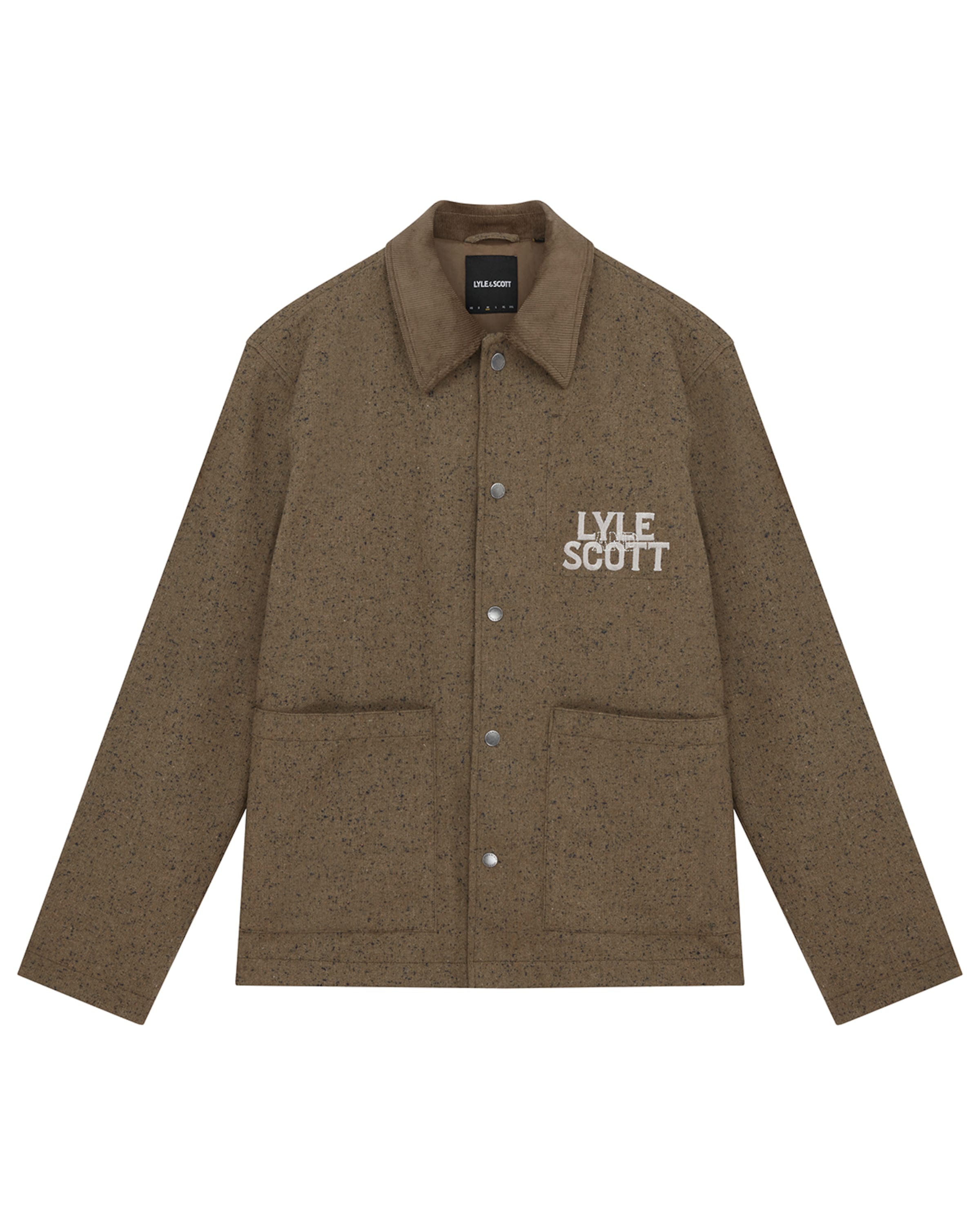 Veste mi-saison Lyle &amp; Scott en marron : devant