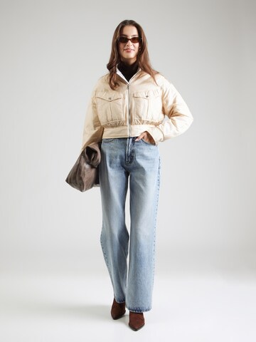 HUGO Wide Leg Jeans '937_14' in Blau