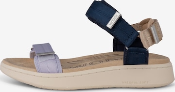 WODEN Sandaler 'Line' i lilla: forside
