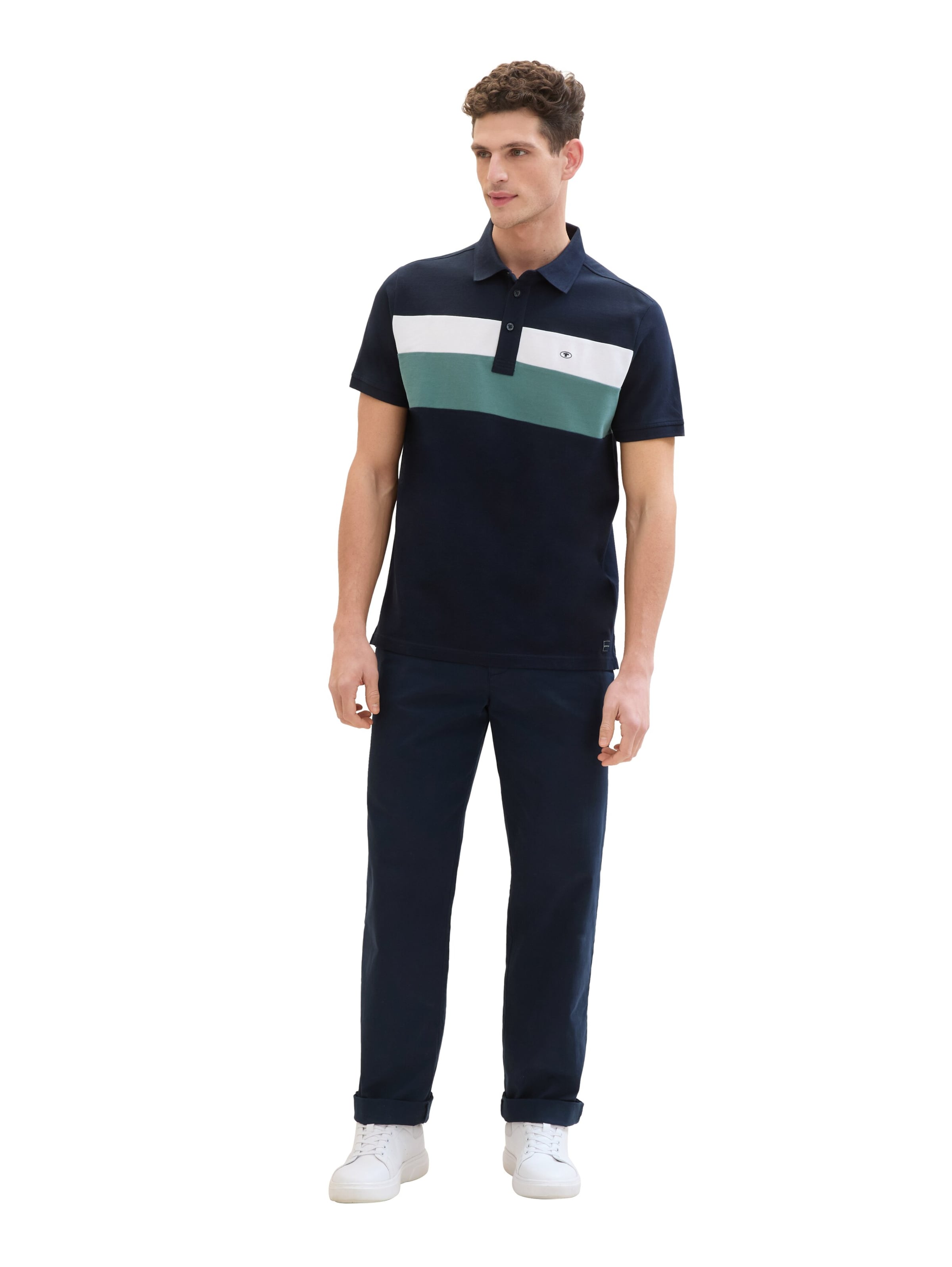 TOM TAILOR Poloshirt in Blau